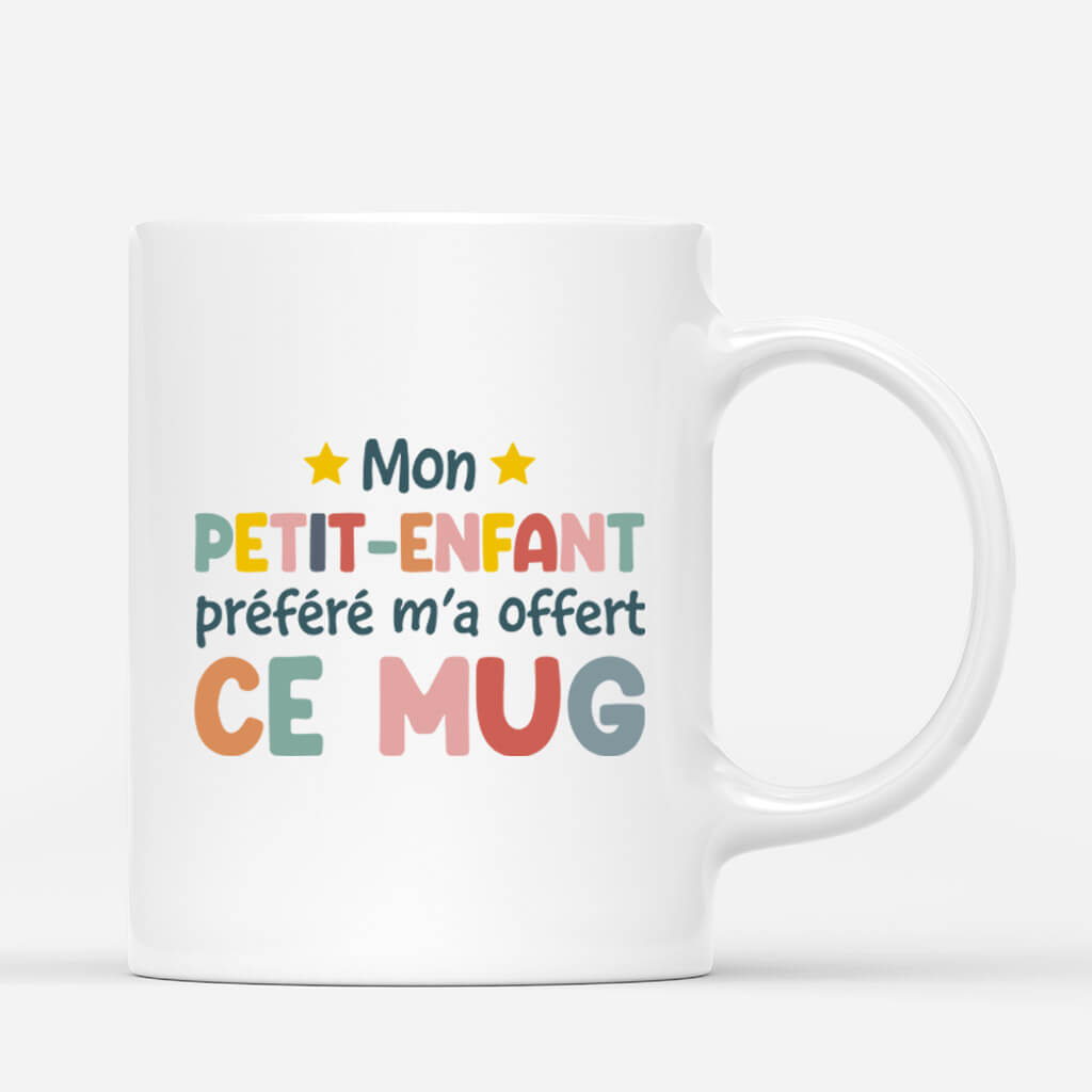 Mon Petit Enfant Prefere M_a Donne Ce Mug - Cadeau Personnalise Mug pour Anniversaire Mon Petit Enfant Prefere M_a Donne Ce Mug - Cadeau Personnalise Mug pour Anniversaire
