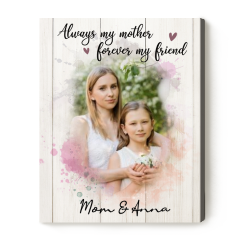Mother Daughter Portrait From Photo, Personalized Mom Portrait Print, Mom And Daughter Gifts Mother Daughter Portrait From Photo, Personalized Mom Portrait Print, Mom And Daughter Gifts
