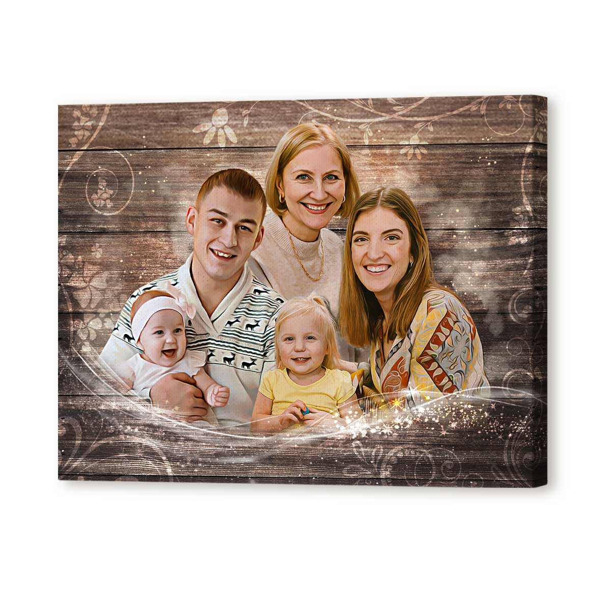 Mother's Day Gifts, Personalized Family Portrait Canvas, Combine Photo Into A Custom Portrait - Best Personalized Gifts For Everyone Mother's Day Gifts, Personalized Family Portrait Canvas, Combine Photo Into A Custom Portrait - Best Personalized Gifts For Everyone