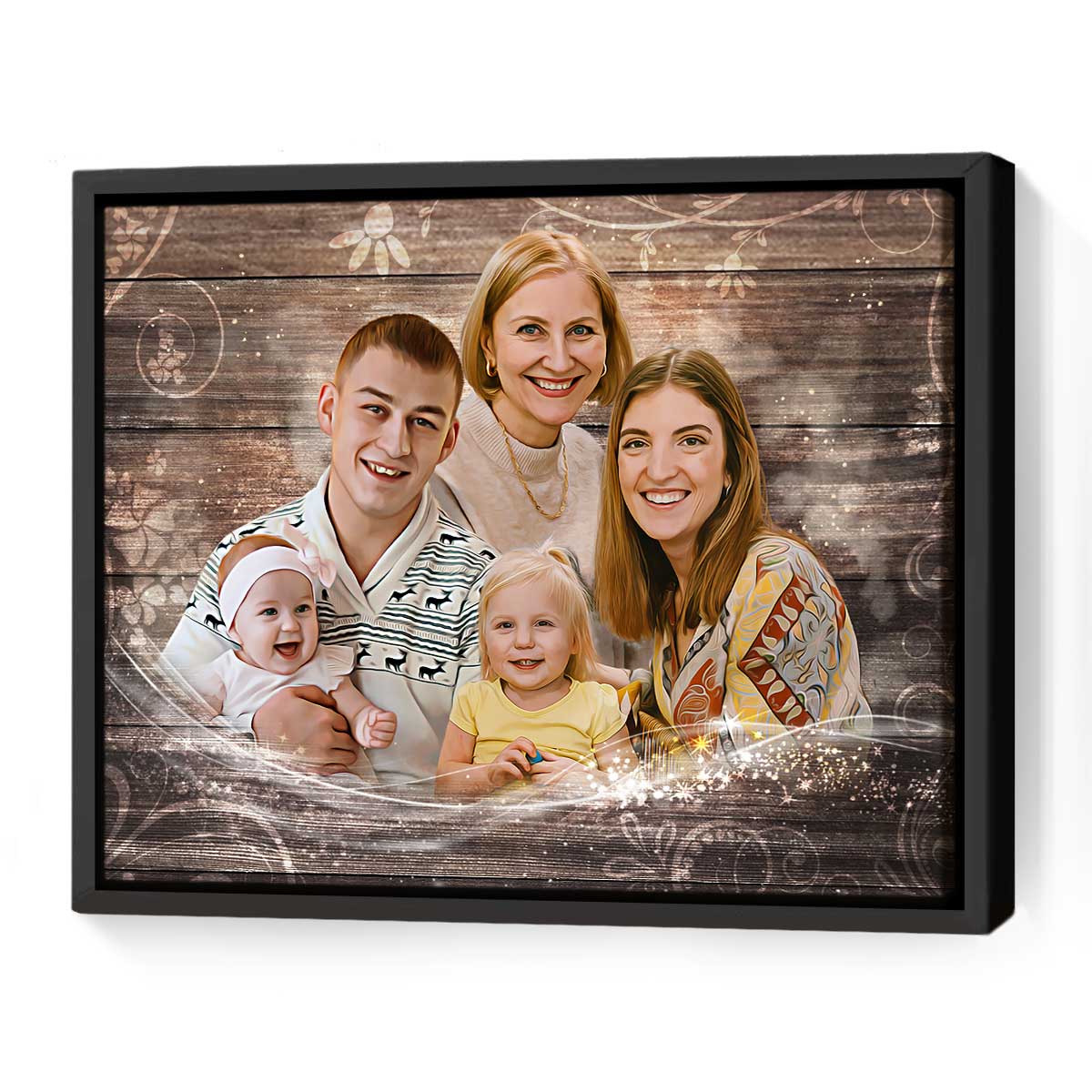Mother's Day Gifts, Personalized Family Portrait Canvas, Combine Photo Into A Custom Portrait - Best Personalized Gifts For Everyone Mother's Day Gifts, Personalized Family Portrait Canvas, Combine Photo Into A Custom Portrait - Best Personalized Gifts For Everyone
