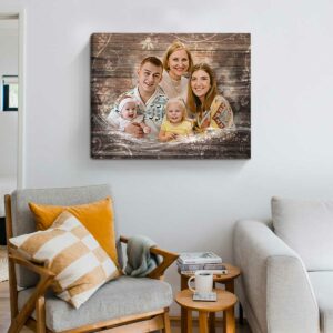 Mothers Day Gifts Personalized Family Portrait Canvas Combine Photo Into A Custom Portrait Best Personalized Gifts For Everyone 6