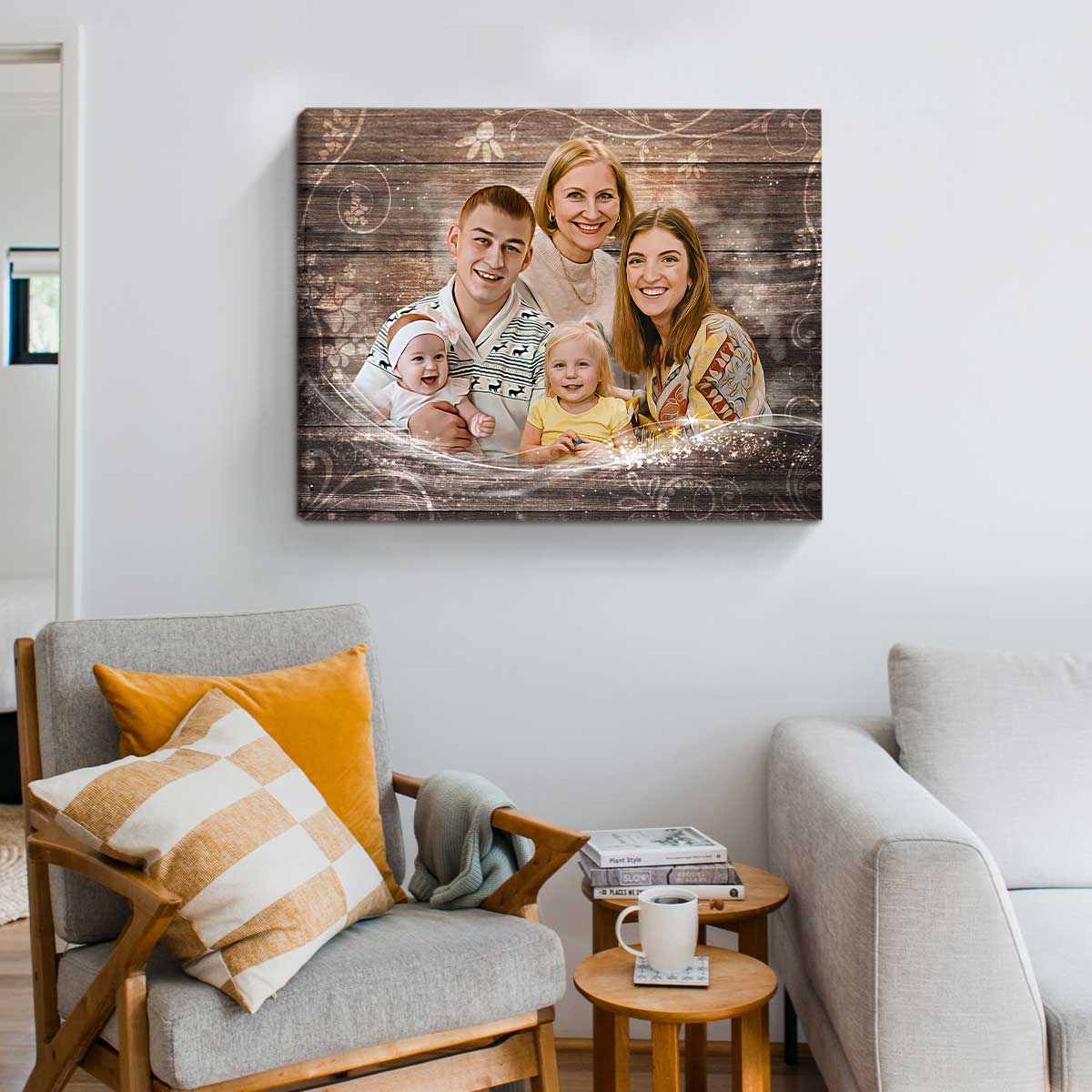 Mother's Day Gifts, Personalized Family Portrait Canvas, Combine Photo Into A Custom Portrait - Best Personalized Gifts For Everyone Mother's Day Gifts, Personalized Family Portrait Canvas, Combine Photo Into A Custom Portrait - Best Personalized Gifts For Everyone