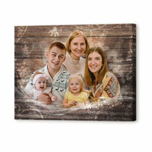 Mothers Day Gifts Personalized Family Portrait Canvas Combine Photo Into A Custom Portrait Best Personalized Gifts For Everyone 7