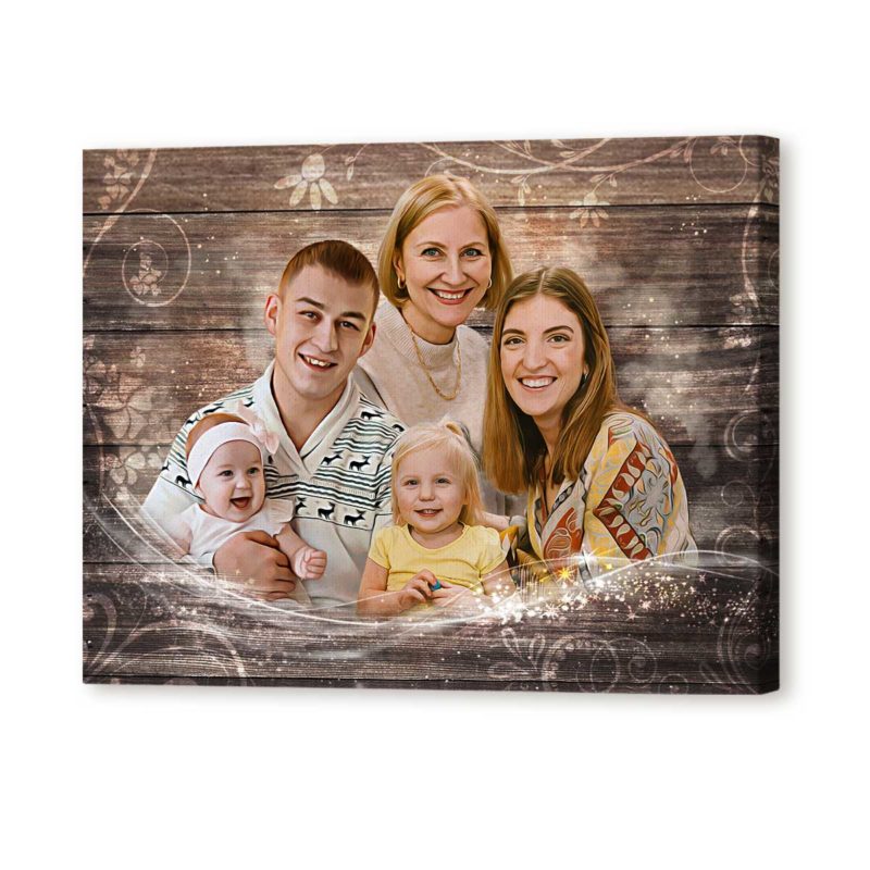 Mother's Day Gifts, Personalized Family Portrait Canvas, Combine Photo Into A Custom Portrait - Best Personalized Gifts For Everyone Mother's Day Gifts, Personalized Family Portrait Canvas, Combine Photo Into A Custom Portrait - Best Personalized Gifts For Everyone