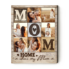 Mothers Day Gifts With Pictures, Mom Picture Collage Gift, Custom Mom Canvas For Mother’s Day – Best Personalized Gifts For Everyone