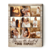 Mother’s Day Photo Gift, Mom Picture Collage Print, Personalized Mother’s Day Gift, You Are The Heart Of Our Family