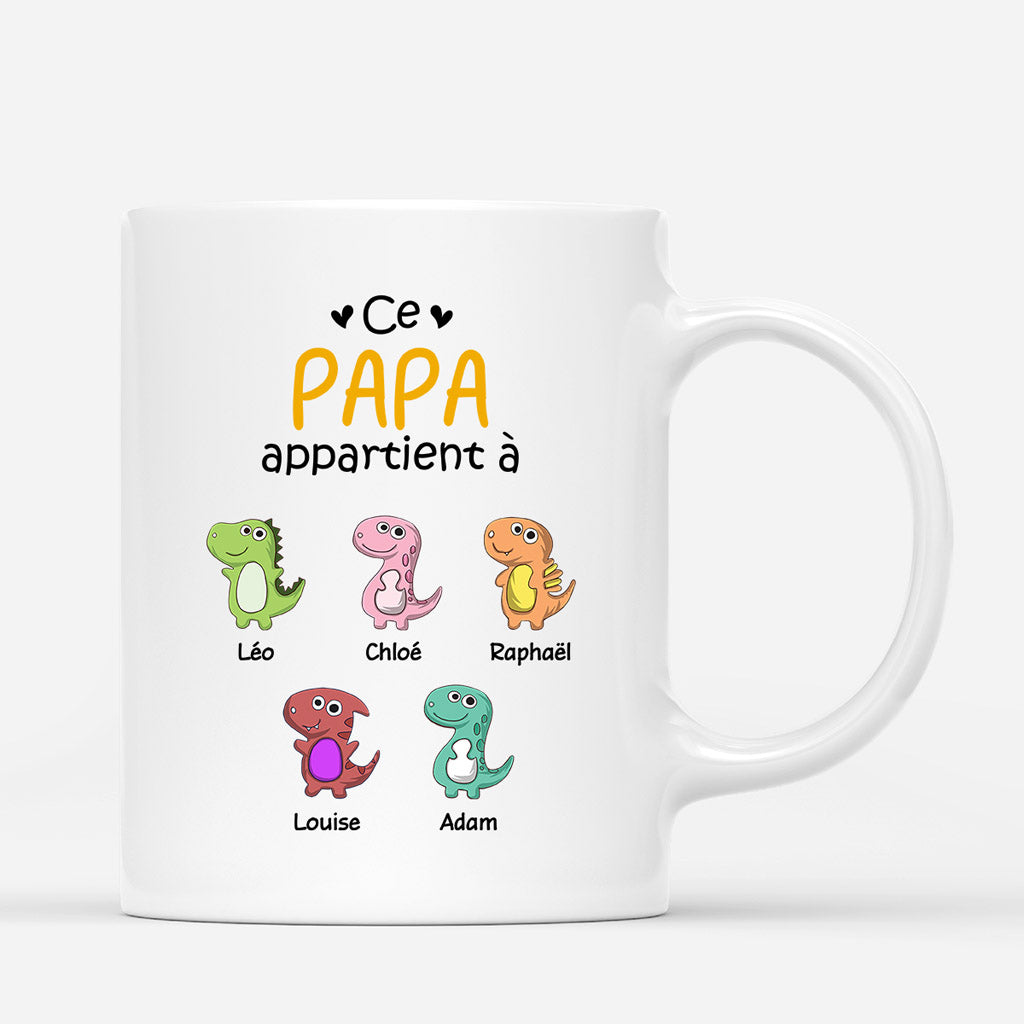 Mug Ce PapyPapa Appartient a Personnalise Mug Ce PapyPapa Appartient a Personnalise