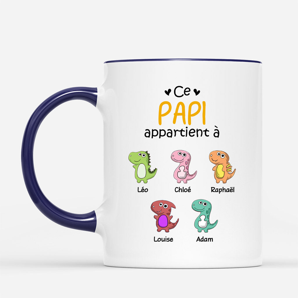 Mug Ce PapyPapa Appartient a Personnalise Mug Ce PapyPapa Appartient a Personnalise