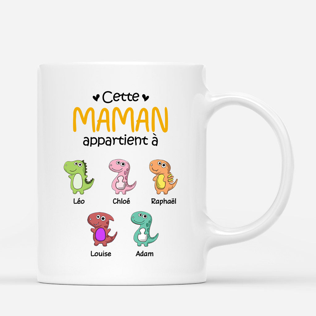 Mug Cette MamieMaman Appartient a Personnalise Mug Cette MamieMaman Appartient a Personnalise