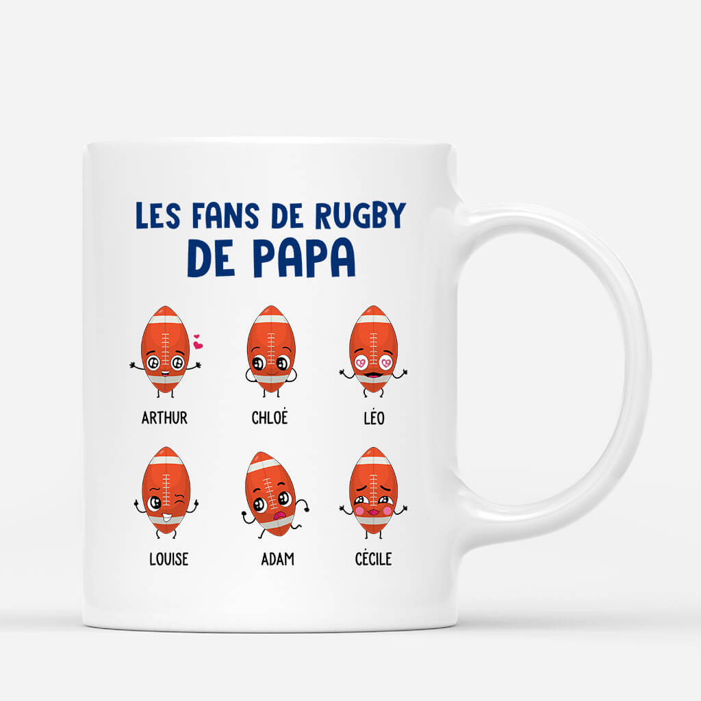 Mug Equipe de Football de Papa Personnalise Mug Equipe de Football de Papa Personnalise