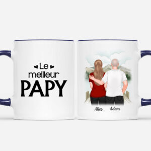 Mug Le Meilleur Papa Papy Personnalise