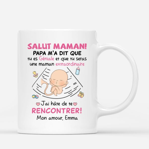 Mug Salut Maman Personnalise