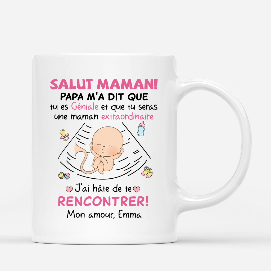 Mug Salut Maman Personnalise Mug Salut Maman Personnalise