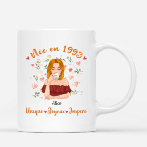Ne en 1993 – Cadeau Personnalise  Mug Personnalise