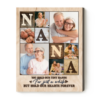 Nana Custom Photo Canvas, Personalized Mothers Day Gifts, Gifts For Grandma – Best Personalized Gifts For Everyone