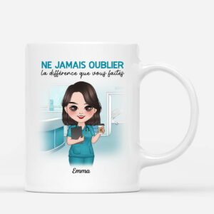 Ne Jamais Oublier La Difference Que Vous Faites – Cadeau Personnalise  Mug pour Femme