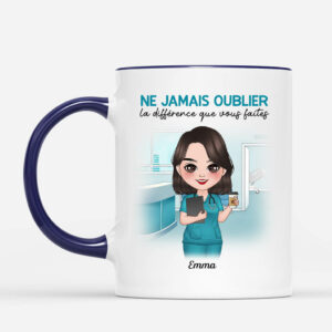 Ne Jamais Oublier La Difference Que Vous Faites – Cadeau Personnalise  Mug pour Femme