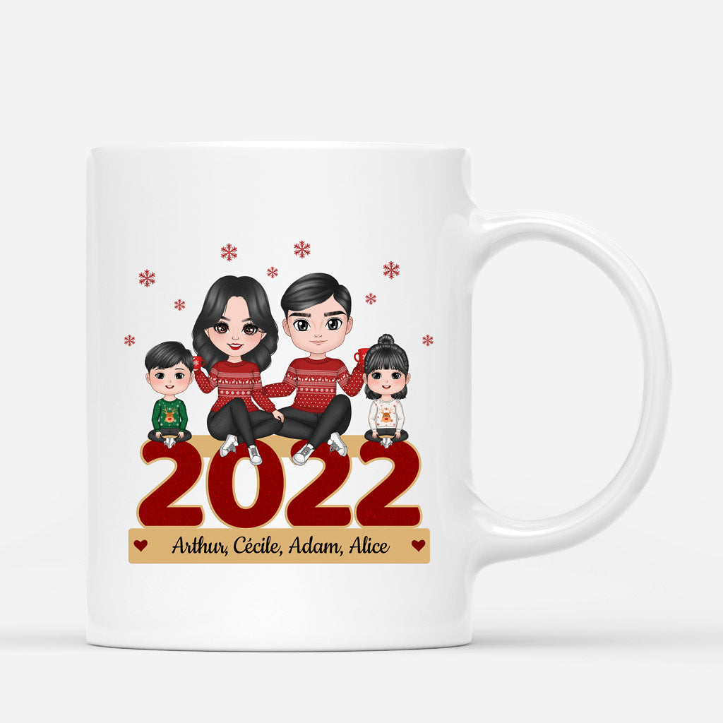 Noel De Famille - Cadeau Personnalise Mug pour Famille Noel Noel De Famille - Cadeau Personnalise Mug pour Famille Noel