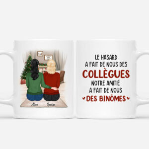 Notre Amitie – Cadeau Personnalise  Mug pour Meilleures Amies Noel