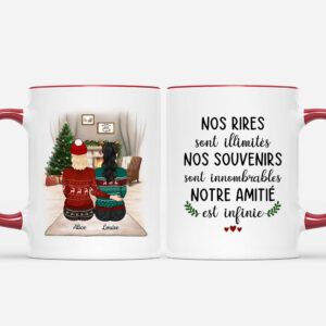 Notre Amitie Est Infinie – Cadeau Personnalise  Mug pour Meilleures Amies