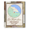 Our First Home Personalised Map Print, New Home Owner Gift, Personalized Housewarming Gifts