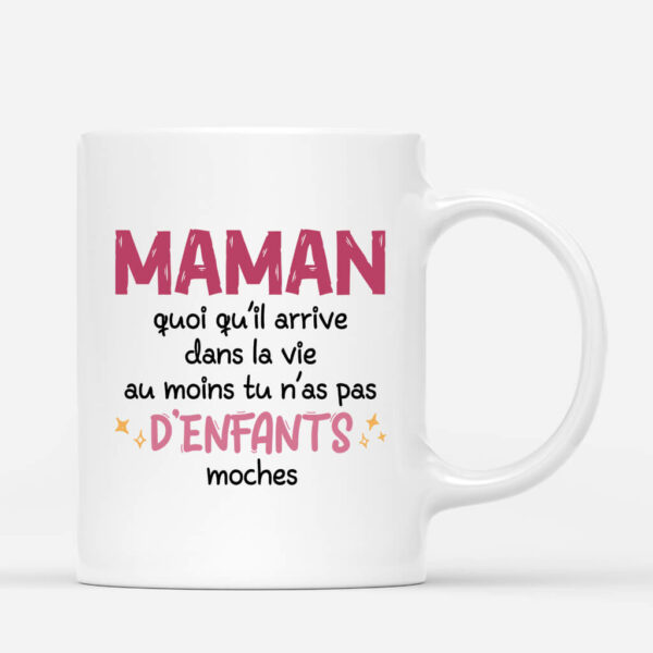 Papa, Au Moins Tu N_As Pas D_Enfants Moches – Cadeau Personnalise  Mug Pour Papa