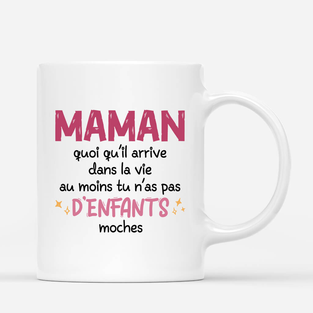 Papa, Au Moins Tu N_As Pas D_Enfants Moches - Cadeau Personnalise Mug Pour Papa Papa, Au Moins Tu N_As Pas D_Enfants Moches - Cadeau Personnalise Mug Pour Papa