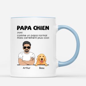 Papa Chien – Mug Cadeau Personnalise, Amoureux Des Chiens