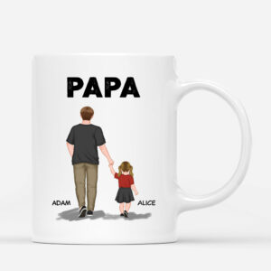 Papa Papy – Cadeau Personnalise  Mug pour Papa Papy