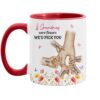 Personalied Gift For Grandma Were Flower Mug