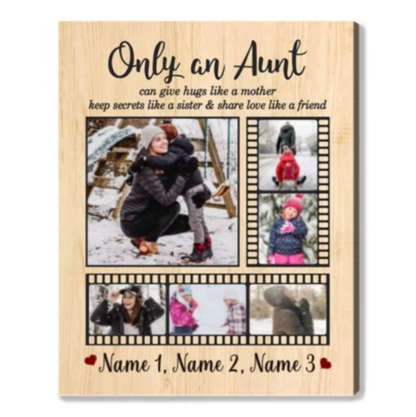 Personalised Gift For An Aunt, Christmas Gift For Aunt, Picture Gift Ideas For Aunt