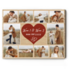 Personalised Gifts For Him Photo Collage Print, Anniversary Gift For Boyfriend