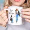 Personalize Mom and Kid Mug and Wall art