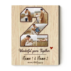 Personalized 2nd Anniversary Gifts For Husband, Second Anniversary Photo Collage For Boyfriend, 2 Year Anniversary Gift