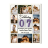 Personalized 7th Anniversary Gift, Photo Collage Gift For 7 Year Anniversary – Best Personalized Gifts For Everyone