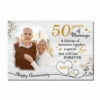 Personalized Anniversary Gift For Couple 50 Years Marriage Canvas