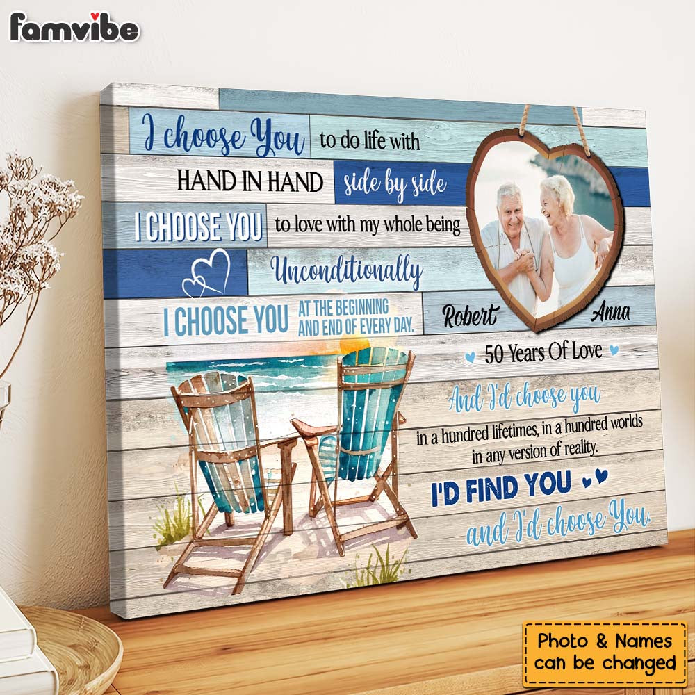 Personalized Anniversary Gift For Couple 50 Years Of Love Canvas Personalized Anniversary Gift For Couple 50 Years Of Love Canvas