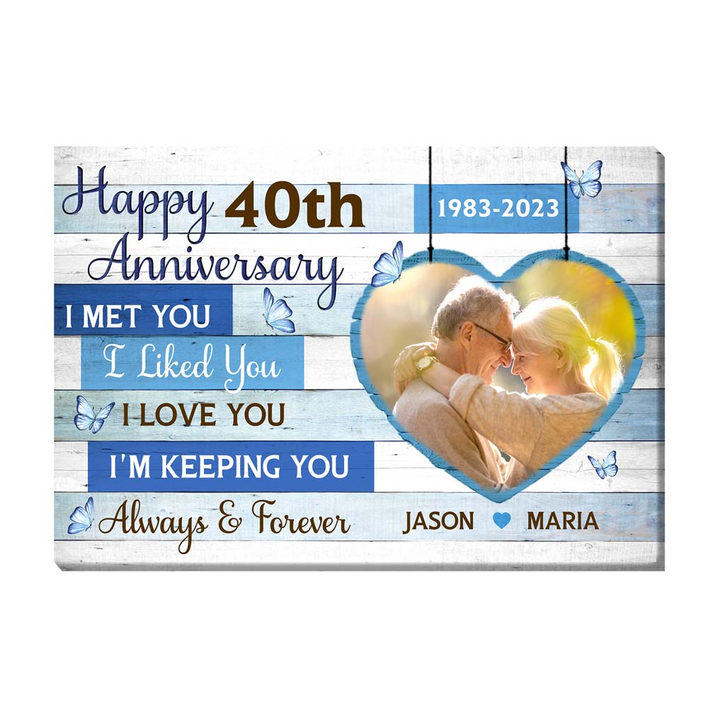 Personalized Anniversary Gift For Couple I'm Keeping You Canvas Personalized Anniversary Gift For Couple I'm Keeping You Canvas