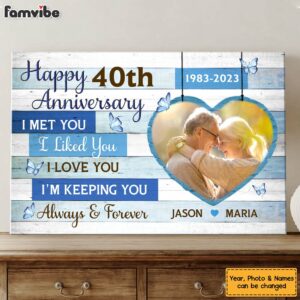 Personalized Anniversary Gift For Couple Im Keeping You Canvas 4 1