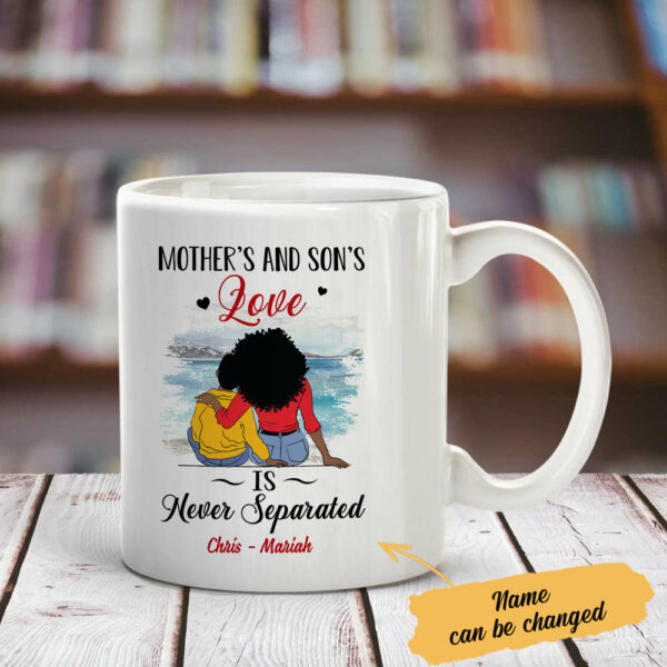 Personalized BWA Mom And Son Love Mug