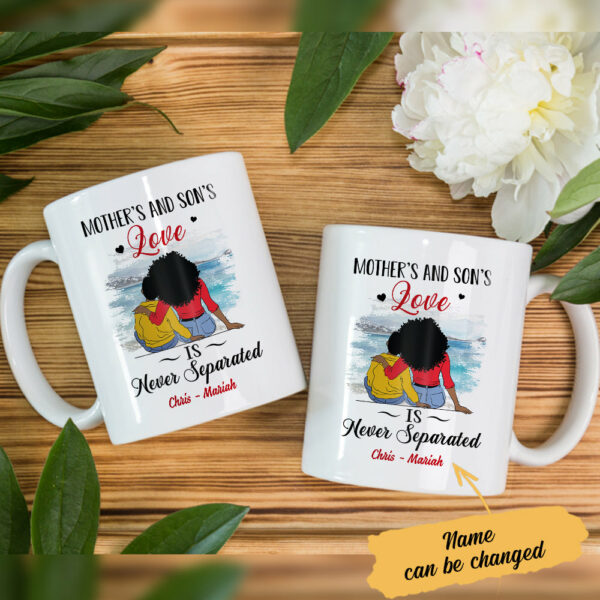 Personalized BWA Mom And Son Love Mug