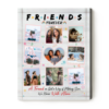 Personalized Best Friend Photo Collage Canvas, Bestie Photo Gift, Birthday Gift For Bff – Best Personalized Gifts For Everyone