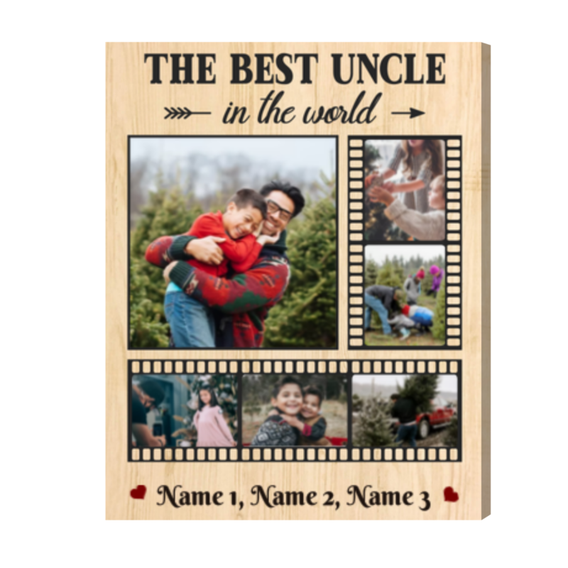 Personalized Best Uncle Gifts, Best Christmas Gift For Uncle, The Best Uncle In The World Personalized Best Uncle Gifts, Best Christmas Gift For Uncle, The Best Uncle In The World