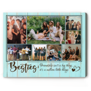 Personalized Bestie Gifts Picture Print, Best Christmas Gift For A Friend, Best Friend Gift Ideas