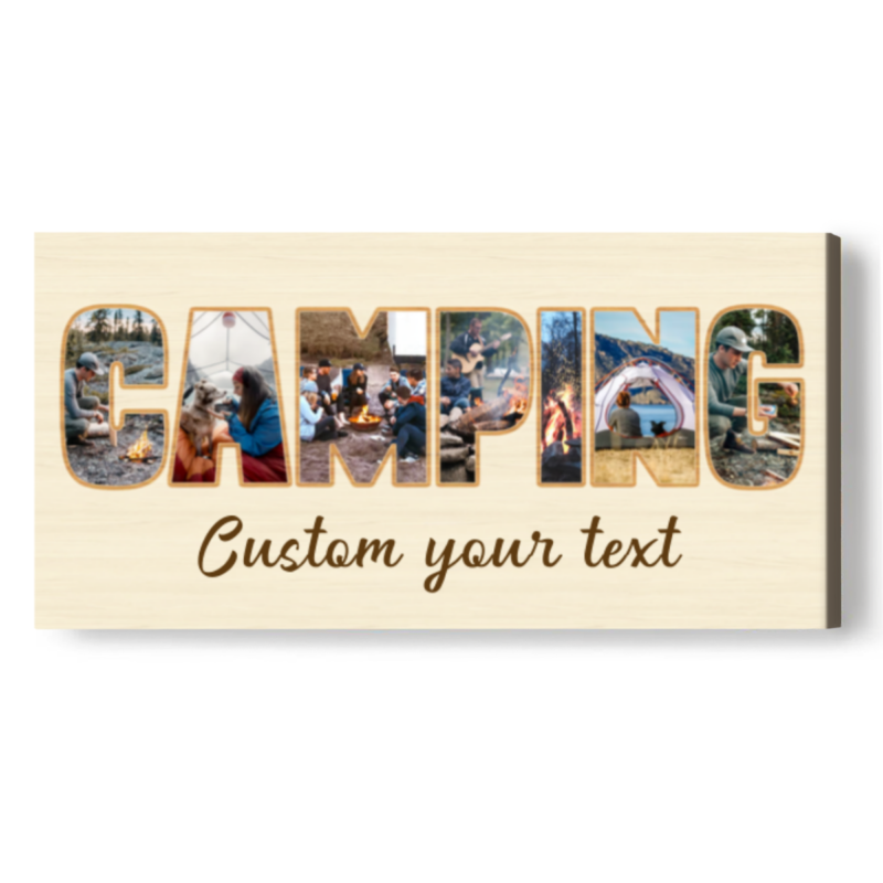 Personalized Camping Picture Collage, Photo Gift For Campers, Best Camping Gift Ideas For Men Personalized Camping Picture Collage, Photo Gift For Campers, Best Camping Gift Ideas For Men