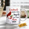 Personalized Cardinal Angel Christmas Mug
