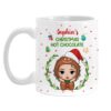 Personalized Christmas Gift For Granddaughter Hot Chocolate Mug
