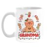 Personalized Christmas Gift For Grandma Gingerbread Mug