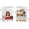 Personalized Coffee And Dogs Mug