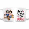 Personalized Couple And Dog Mug